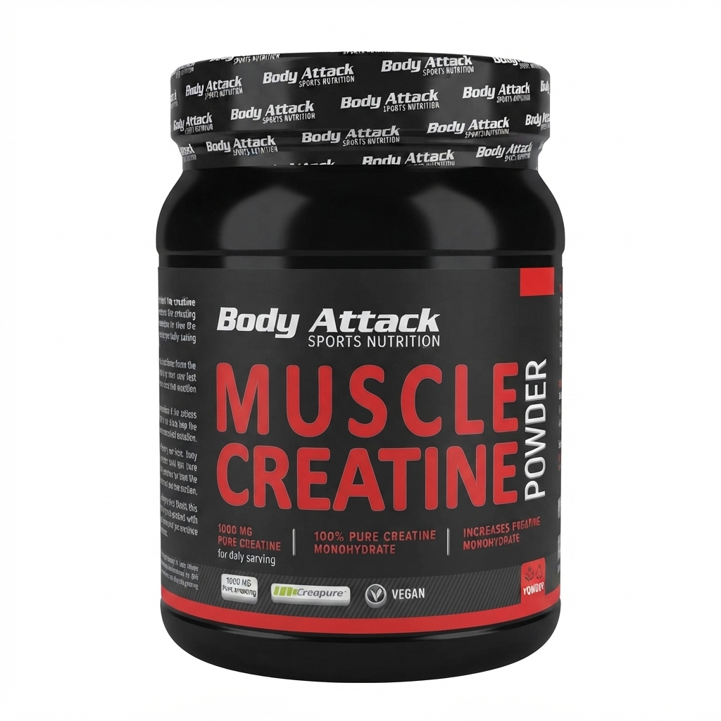 ماسل کراتین بادی اتک 500 گرمی   -  BODY ATTACK MUSCLE CREATINE