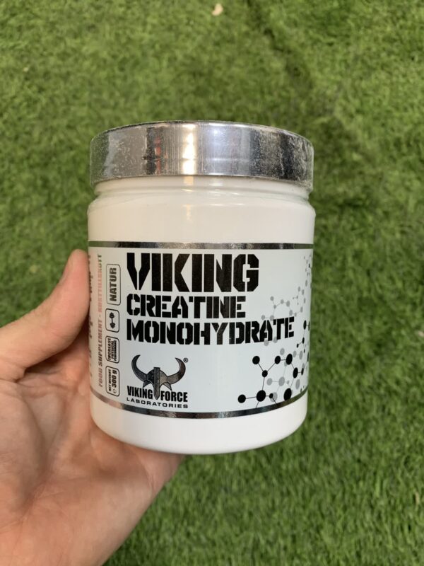 کراتین منوهیدرات وایکینگ - Creatine Monohydrate Viking Forc 300 G (اورجینال+چک کد اصالت) انقضا 2026