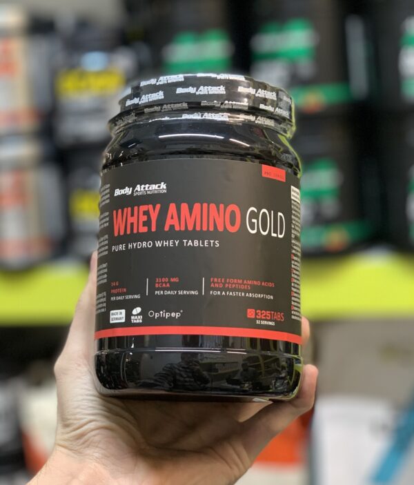 امینو وی گلد بادی اتک آلمان - Whey Amino Gold Body Attack 325 Tablet (اورجینال + ضمانت اصالت)